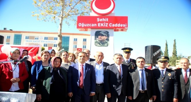 Afrin şehidi Oğuzcan Ekiz’in adı caddeye verildi