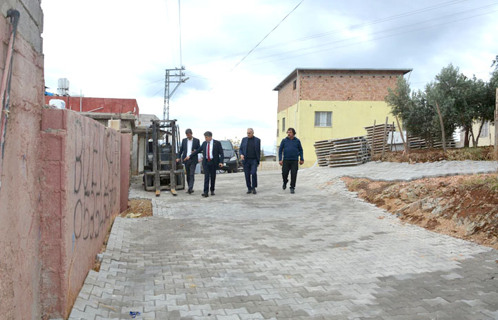 BAŞKAN YAVUZ ÇALIŞMALARI DENETLEDİ