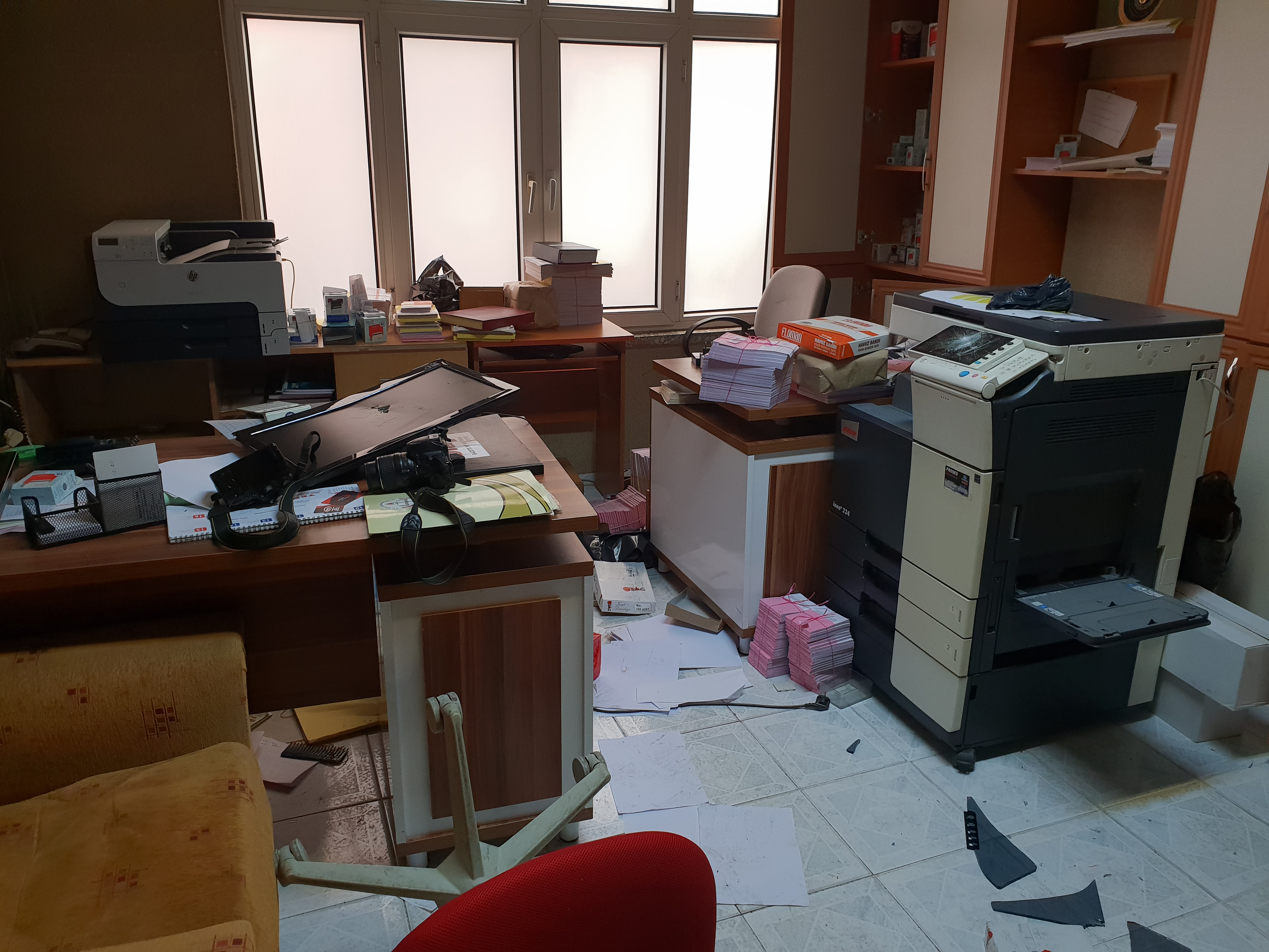 GAZETEMİZE TAHRİBAT AMAÇLI HIRSIZLIK