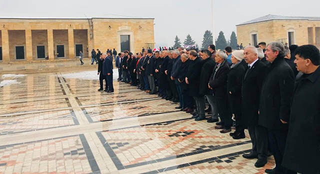 İlk kurşunun 100. yılında Anıtkabire ziyaret…