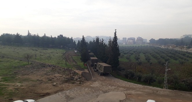 Kırıkhan’a mühimmat sevkiyatı