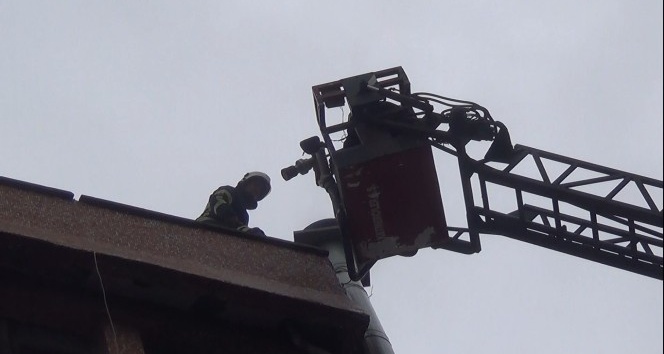 Bacadan çıkan dumanlar panik yaşattı