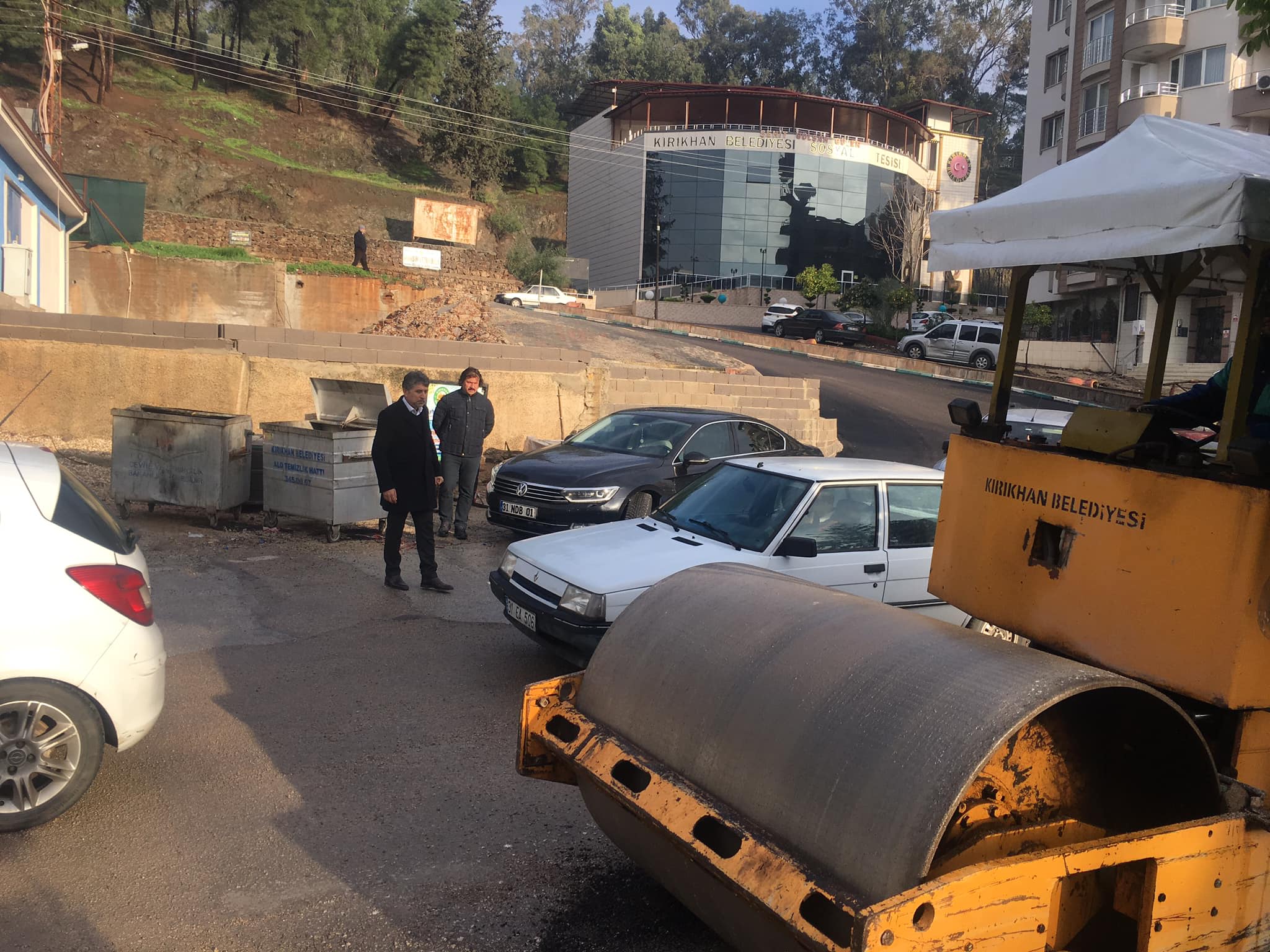 YAVUZ ASFALT ÇALIŞMALARINI YERİNDE İNCELEDİ