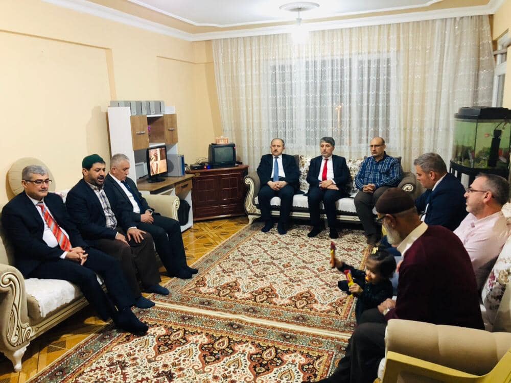 GAZİ AİLESİNİ ZİYARET ETTİLER