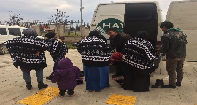 Kırıkhan’da 13 kaçak göçmen yakalandı