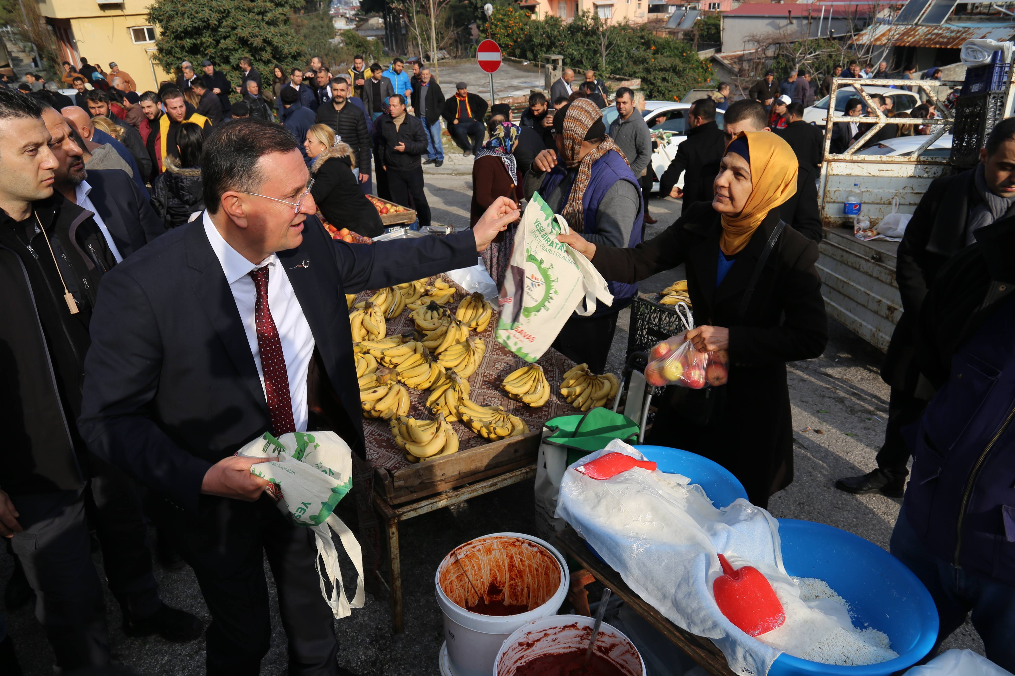 BÜYÜKŞEHİR’DEN ÇEVRE DOSTU HEDİYE