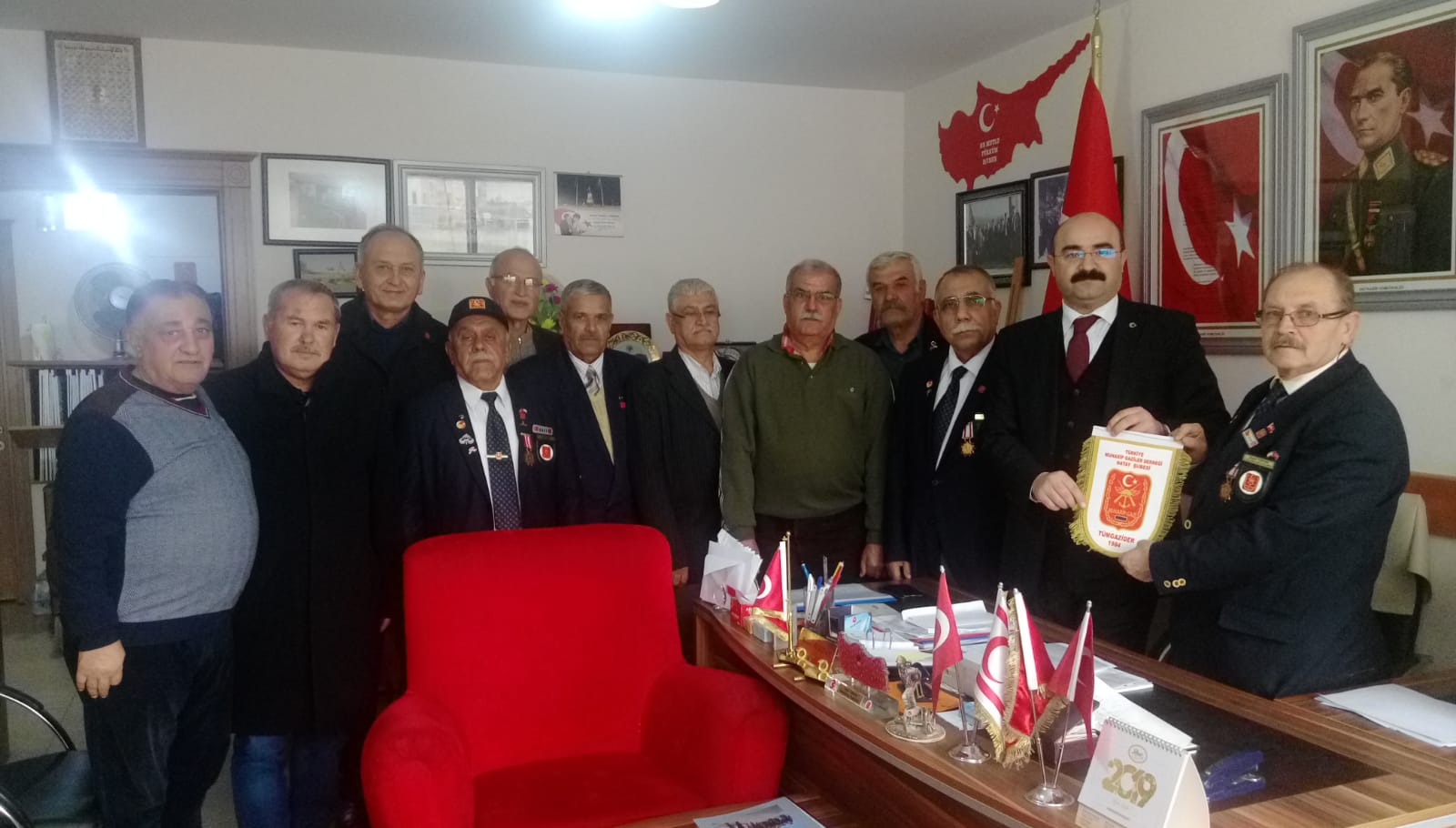 MUHARİP GAZİLER DERNEĞİ İSKENDERUN VE BELEN TEMSİLCİLİĞİNE İADE-İ ZİYARETTE BULUNULDU.
