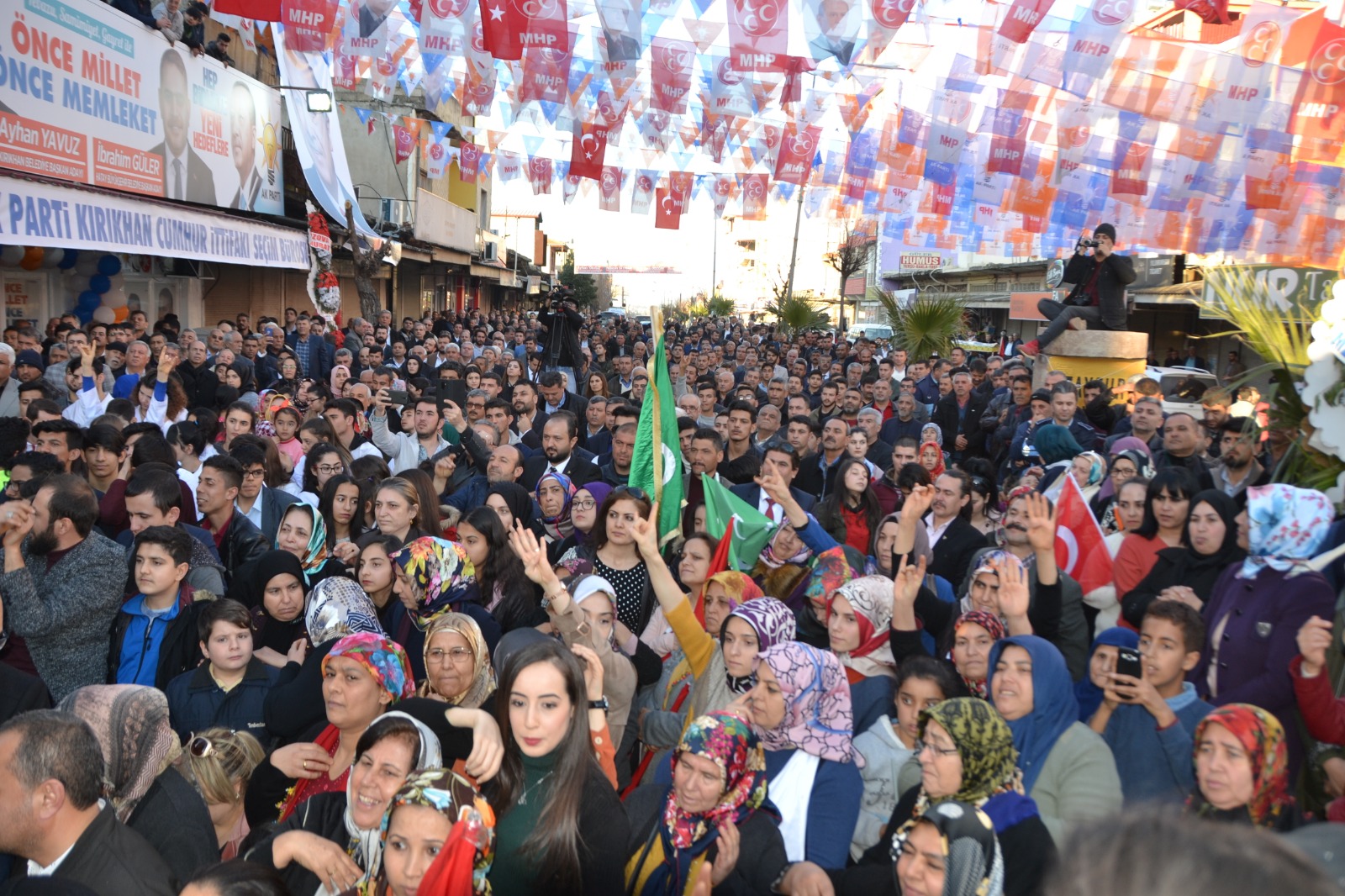 CUMHUR İTTİFAKI SEÇİM BÜROSU AÇILIŞI GÖRKEMLİ OLDU