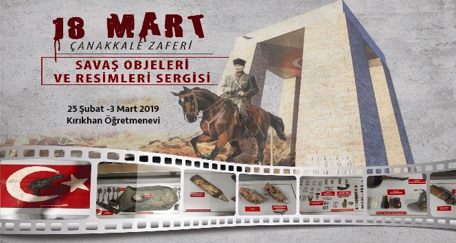Kırıkhan’da “Çanakkale Savaş Objeleri ve Resimleri Sergisi”