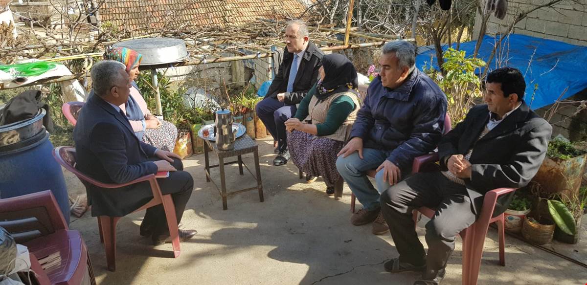 KAYMAKAMDAN  VATANDAŞLARIMIZA EV ZİYARETLERİ