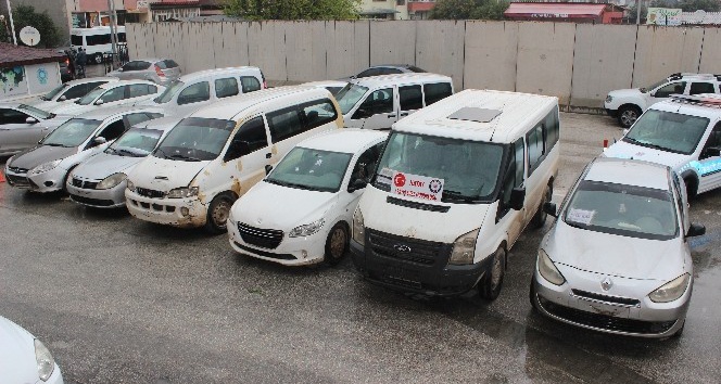 Türkiye’de çalınan araçlar Suriye’de bulundu