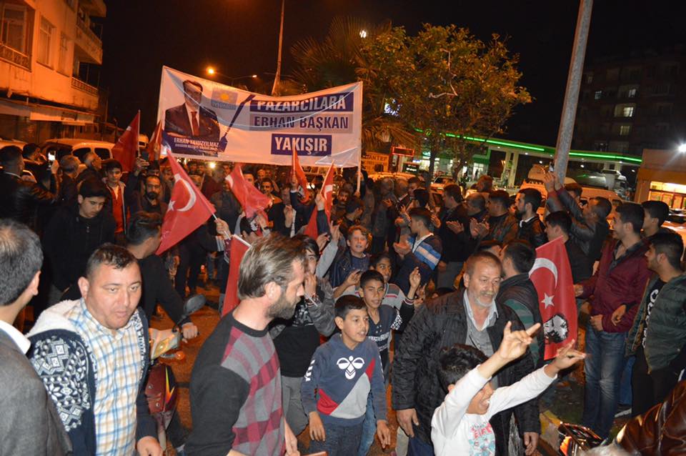 İYİ PARTİ ADAYI YAVUZYILMAZ’A PAZARCI ESNAFINDAN KATILIM