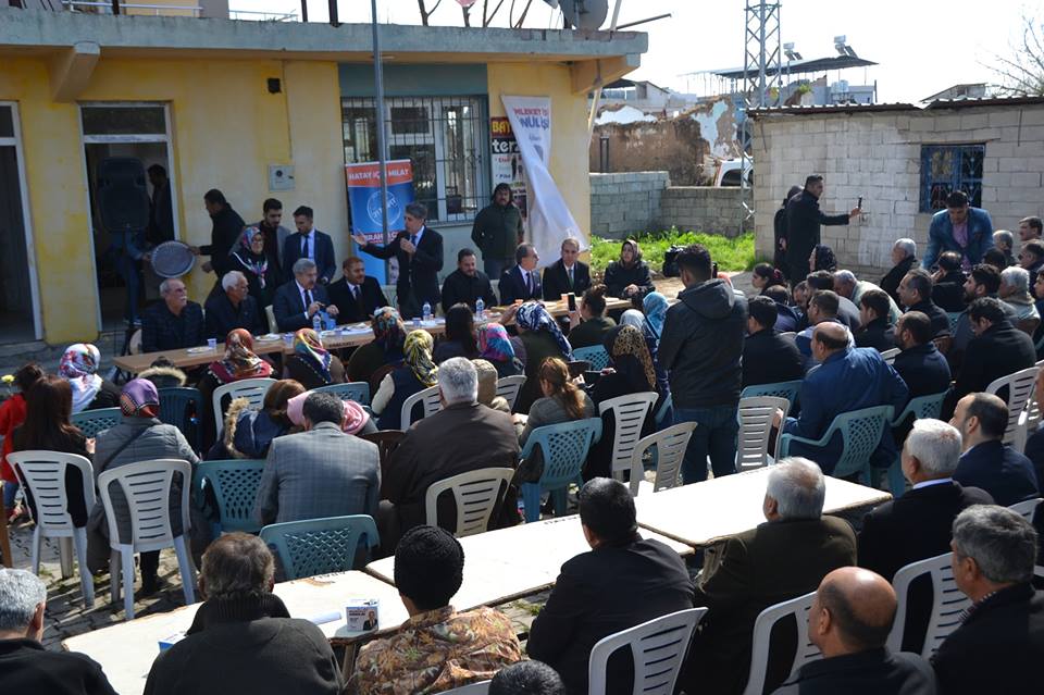 CUMHUR İTTİFAKI VE AYHAN YAVUZ ABALAKLI MAHALLESİNE ZİYARETTE BULUNDU