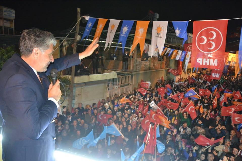 GÜNDÜZ MAHALLESİ YAVUZ’A DESTEK VERDİ