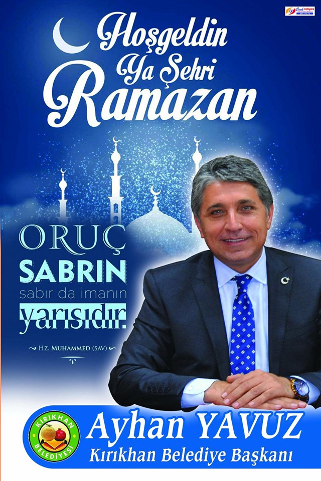    BAŞKAN YAVUZ “HOŞ GELDİN YA ŞEHRİ RAMAZAN