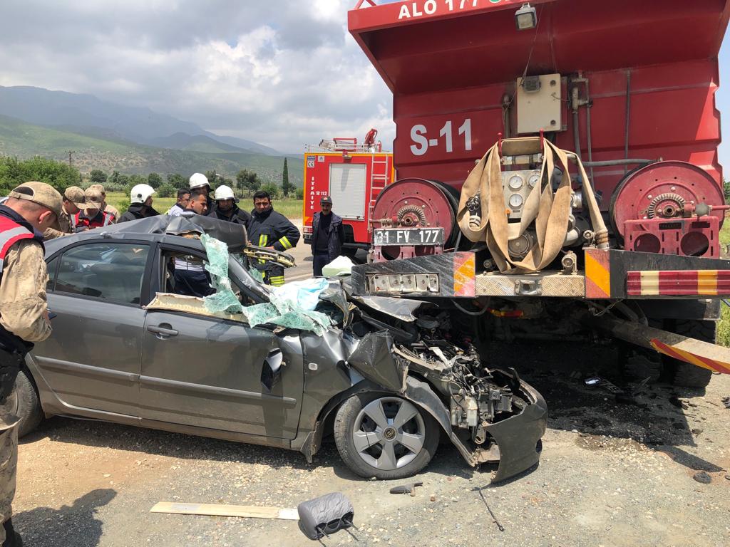 HATAY’DA KAZA. 2 ÖLÜ