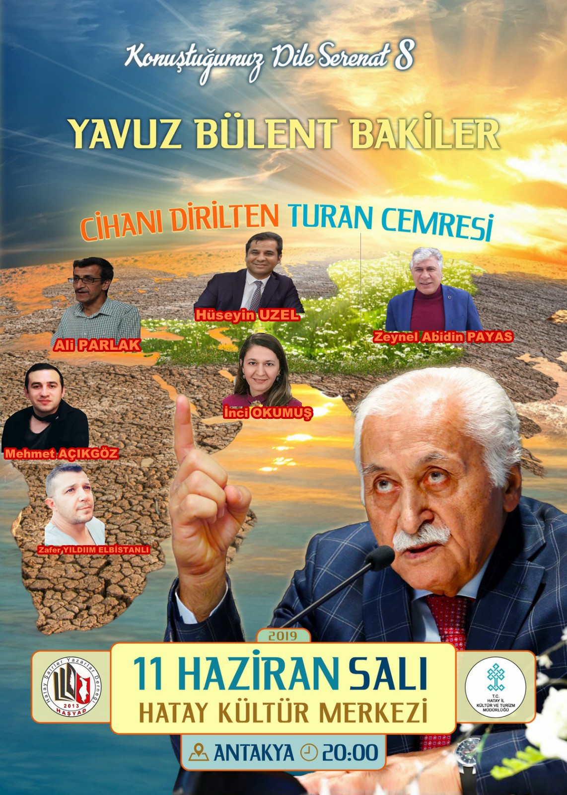 YAVUZ BÜLENT BAKİLER ANTAKYA’YA GELİYOR