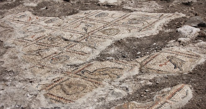 Antakya Hipodromunda mozaik parçası bulundu