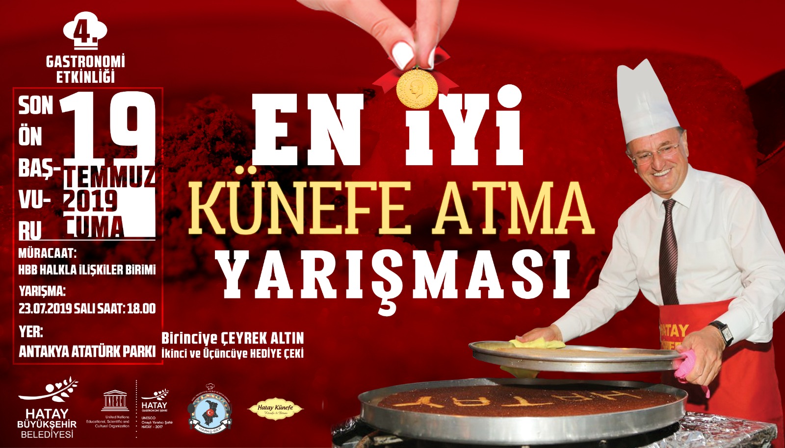 EN İYİ KÜNEFE ATMA YARIŞMASI İÇİN BAŞVURULAR BAŞLADI