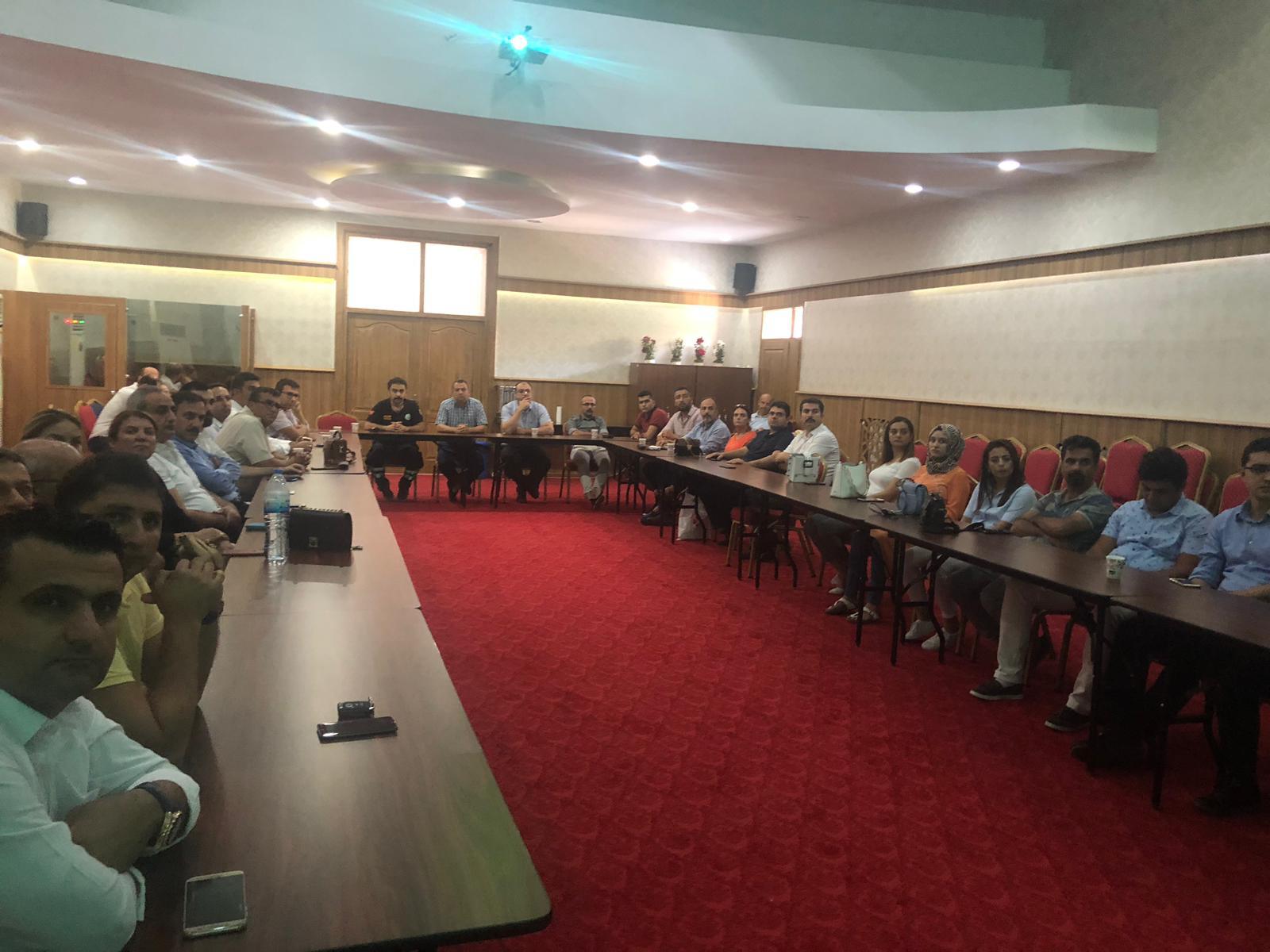 TEMMUZ AYI ASKOM TOPLANTISI DAVUD-İ ANTAKİ TOPLANTI SALONUNDA GERÇEKLEŞTİRİLDİ