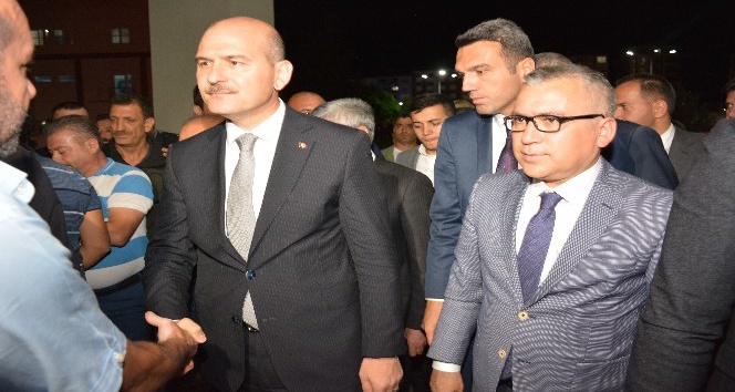 İçİşleri Bakanı Süleyman Soylu, Hatay Emniyet Müdürü Karabörk’ü ziyaret etti