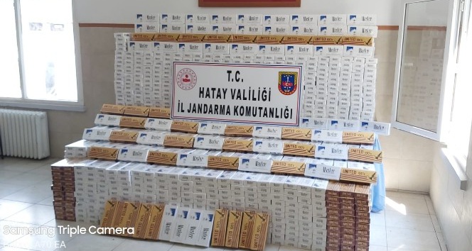 18 bin 750 paket kaçak sigara yakalandı