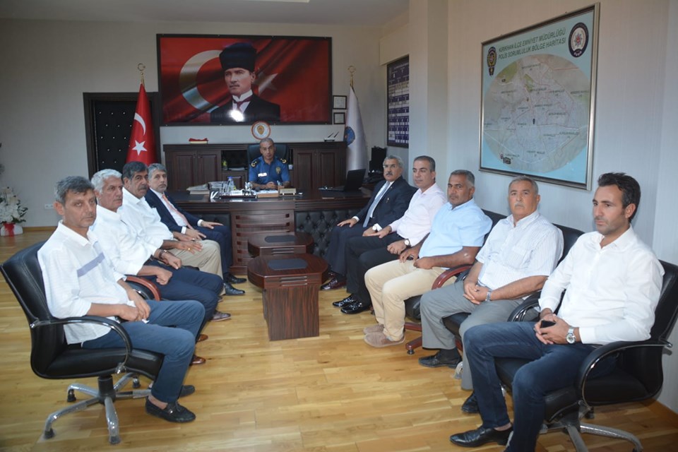 YAYMAN İLÇE EMNİYET MÜDÜRÜNÜ ZİYARET ETTİ