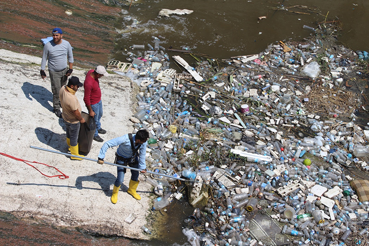HBB ASİ NEHRİ’NDEN BİR AYDA 5 TON ATIK TOPLADI