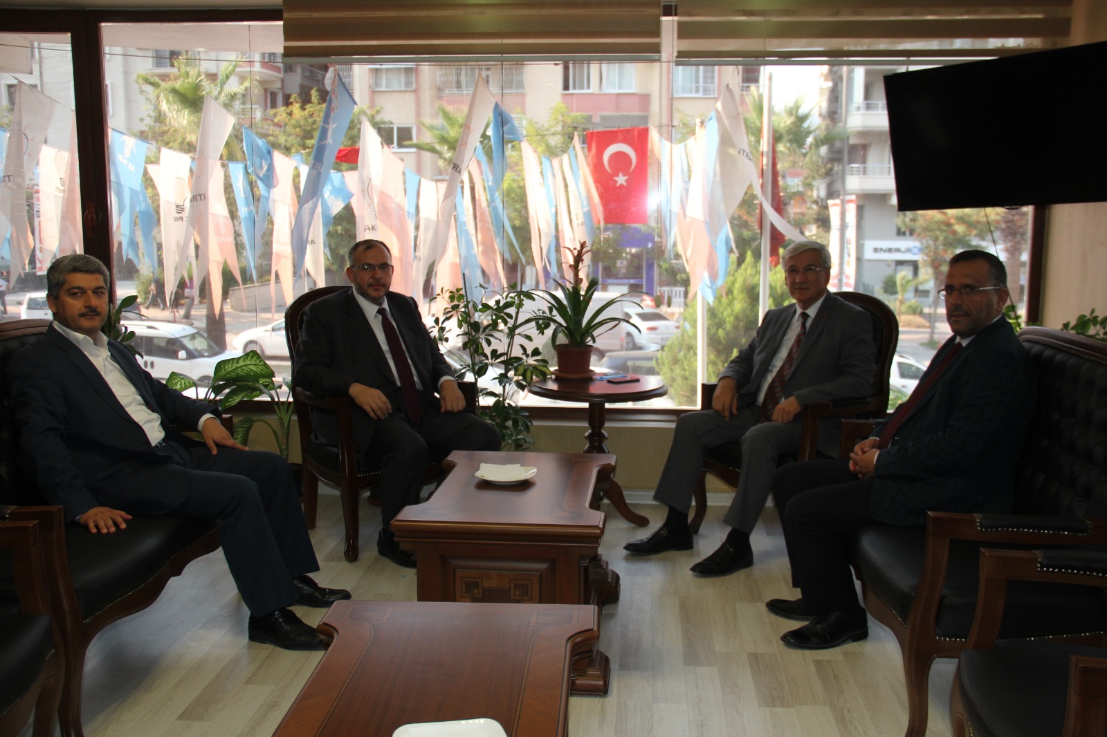 Saadet Partisinden Ak Parti İl Başkanı Yeloğlu’na Ziyaret