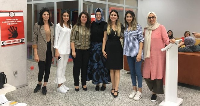 Hatay Barosu’ndan kadına şiddete yönelik bilgilendirme toplantısı
