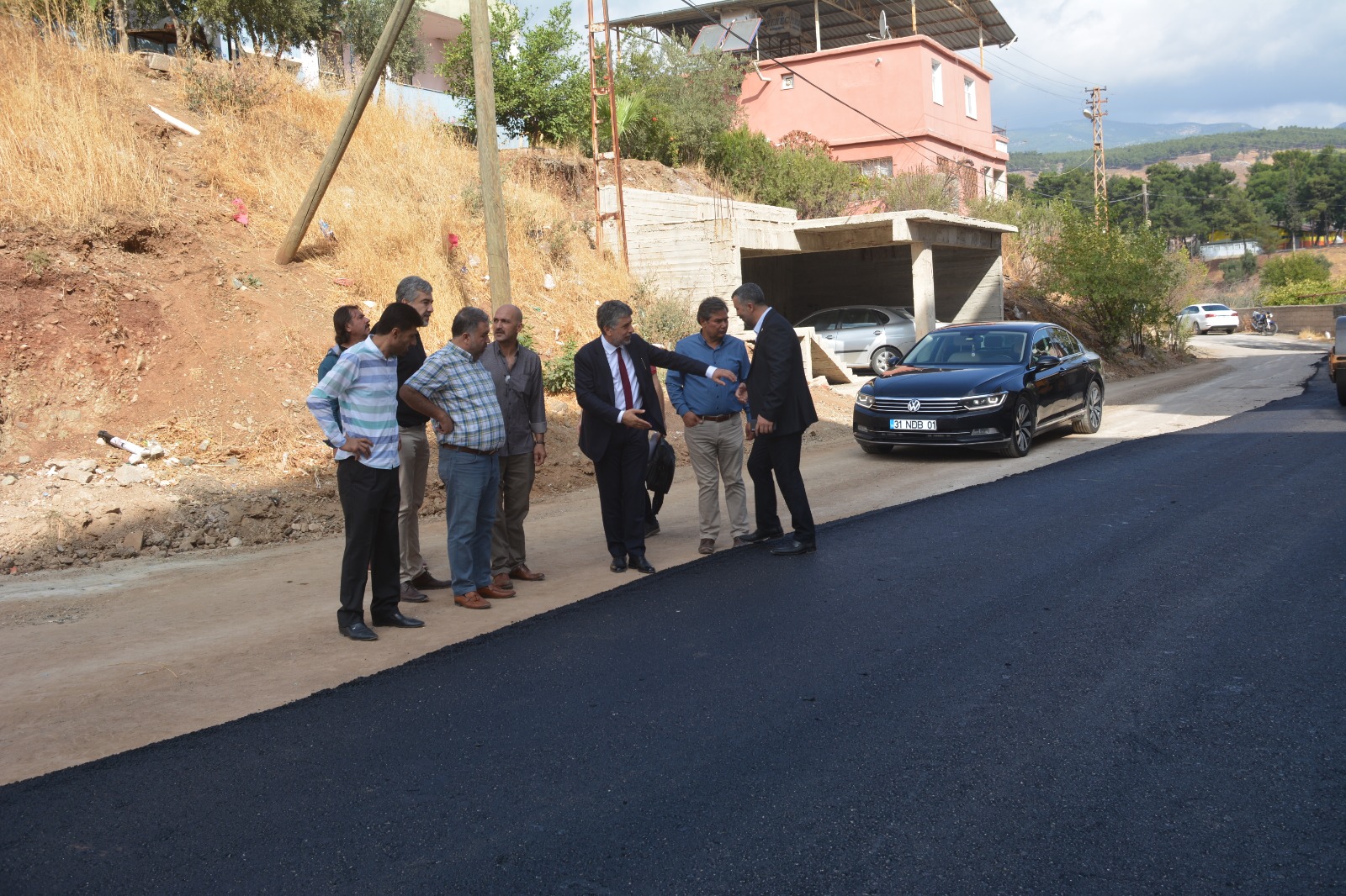 Kırıkhan belediyesi asfalt çalışmaları devam ediyor
