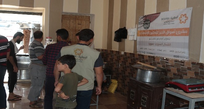 İdlib’te esnafa 18 dükkan