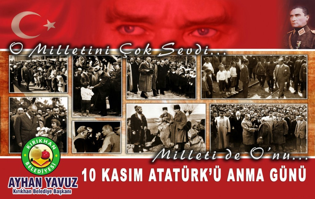 BAŞKAN YAVUZ “ATAMIZI RAHMET, SAYGI VE ÖZLEMLE ANIYORUZ”