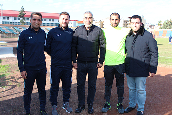 TEKNİK DİREKTÖR SAMET AYBABA’DAN  İSKENDERUN SPOR’A MORAL ZİYARETİ