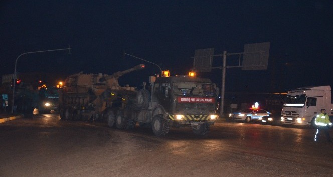 Reyhanlı sınırına tank sevkiyatı