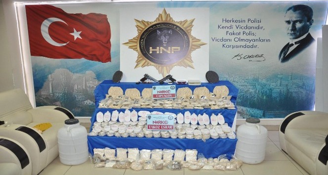 Hatay’da uyuşturucu operasyonu: 6 gözaltı