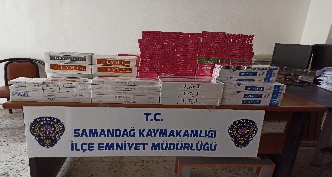 Samandağ’da 660 paket kaçak sigara ele geçirildi