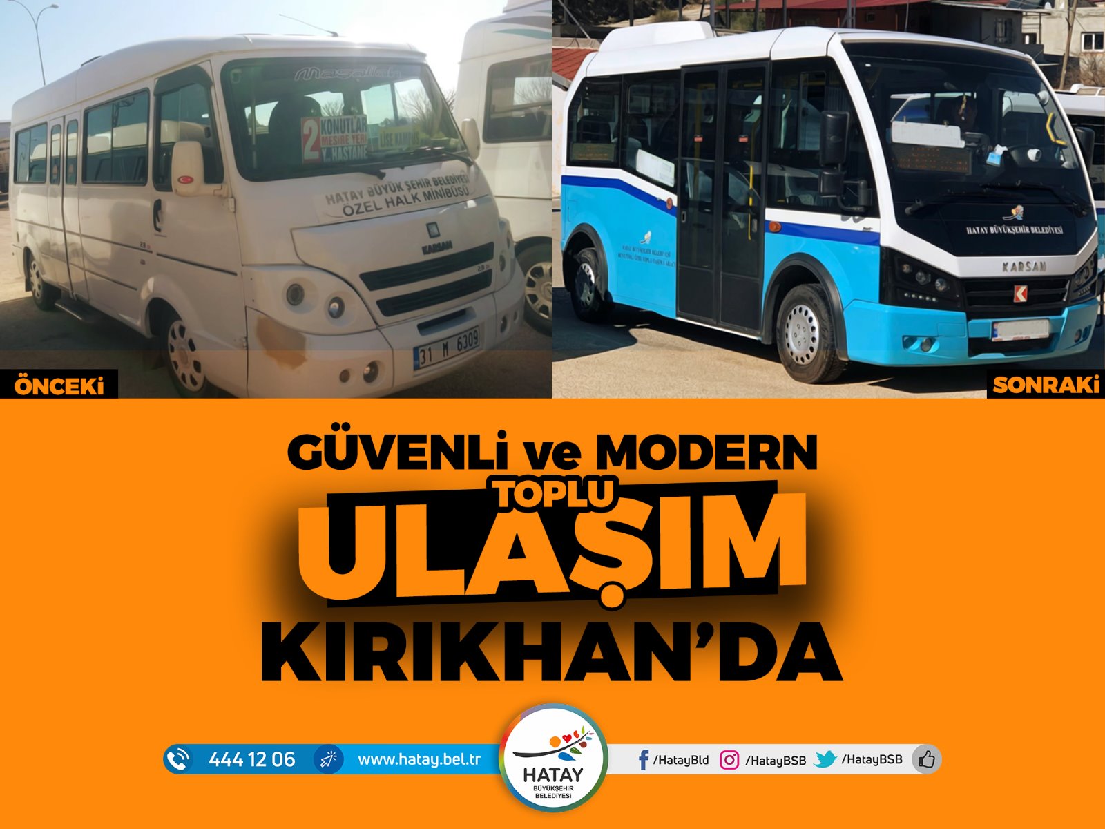 MODERN ULAŞIMDA YENİ ADRES KIRIKHAN