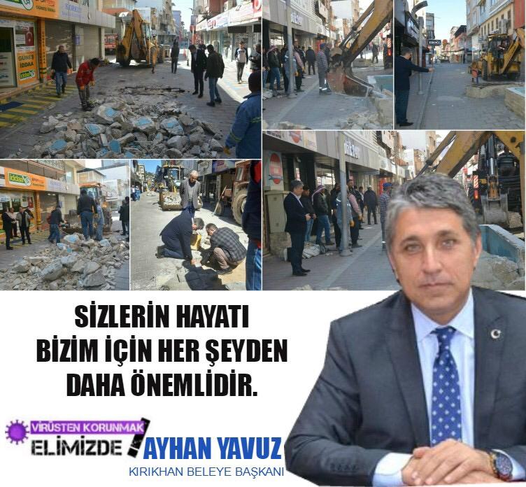 YAVUZ, KAPALI ÇARŞILARI TRAFİĞE AÇTI