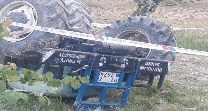 Devrilen traktörün altında kalan adam yaşamını yitirdi