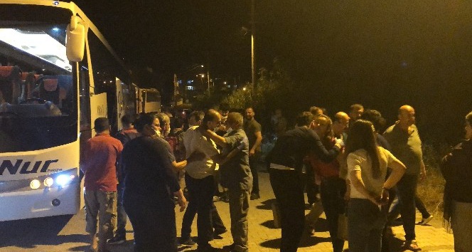 Karantinadan çıkan 79 kişi memleketleri Hatay’a geldi