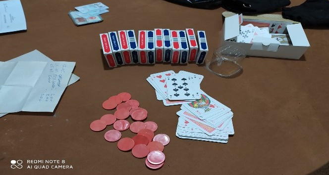 İskenderun’da kumar operasyonu