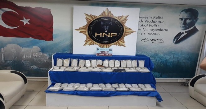 Kırıkhan’da 31 kilo esrar ele geçirildi