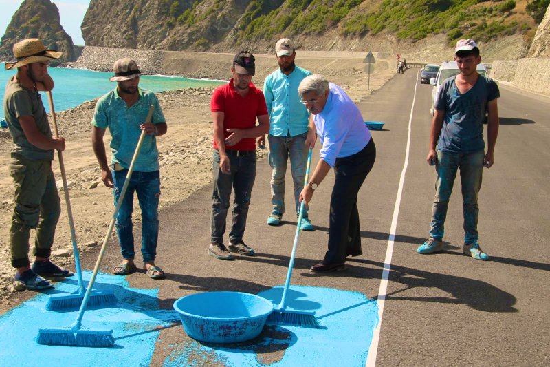 YAYMAN’dan Samandağ – Arsuz Yoluna Mavi Dokunuş