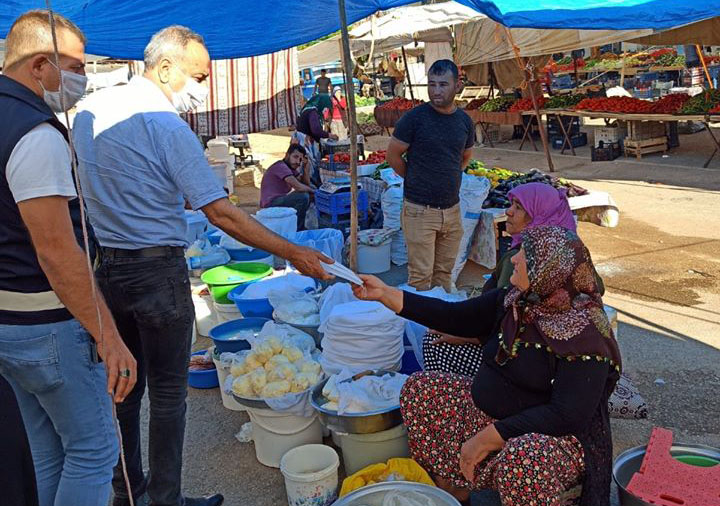 PAZAR YERİ TEDBİRLERİ  DİKKAT  ÇEKİYOR