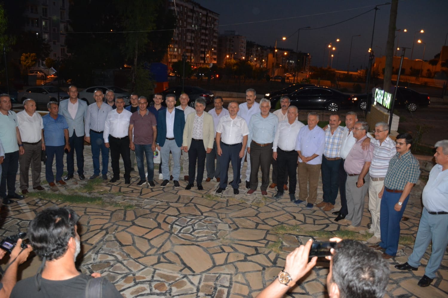 KAYMAKAMA VEDA YEMEĞE VERİLDİ