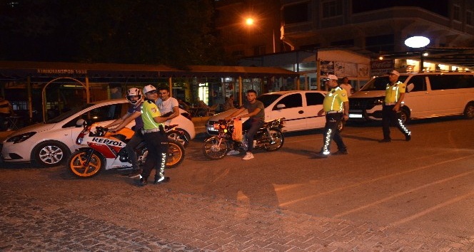 Kırıkhan’da asayiş ve trafik uygulaması