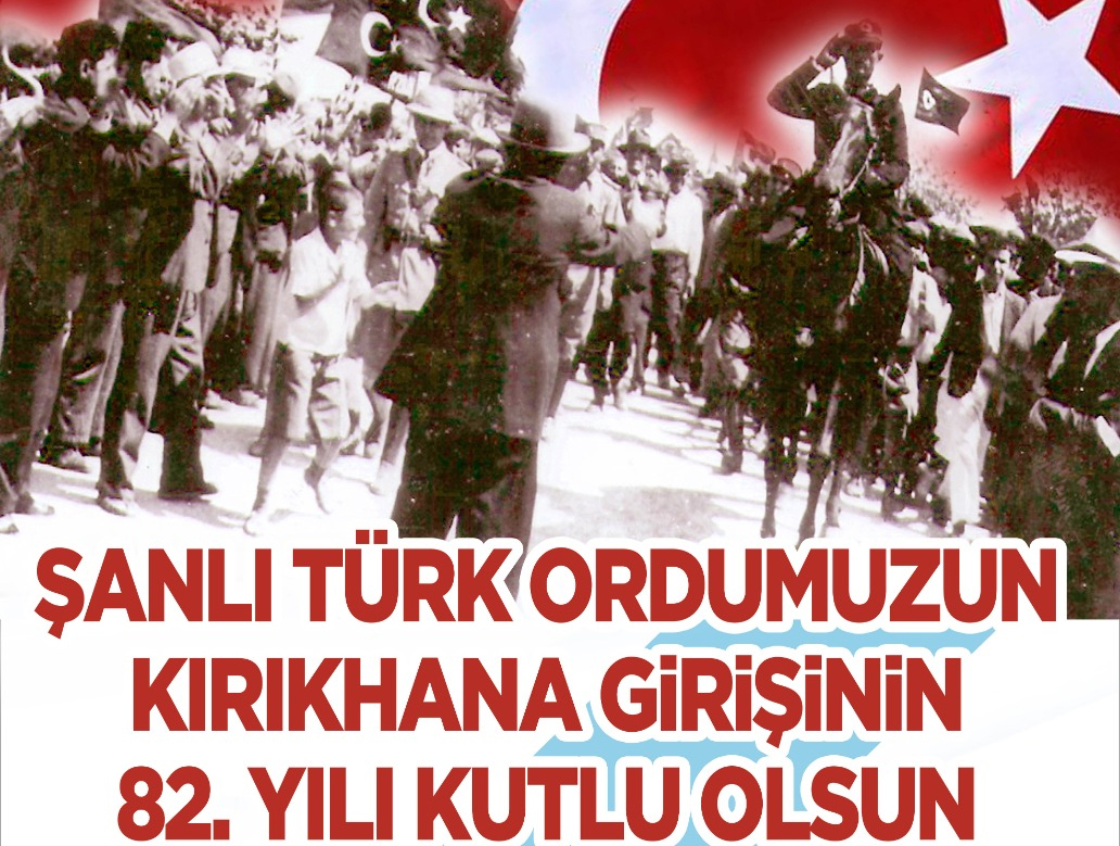 BAŞKAN YAVUZ “KIRIKHAN’IN 82.KURTULUŞ BAYRAMI KUTLU OLSUN”