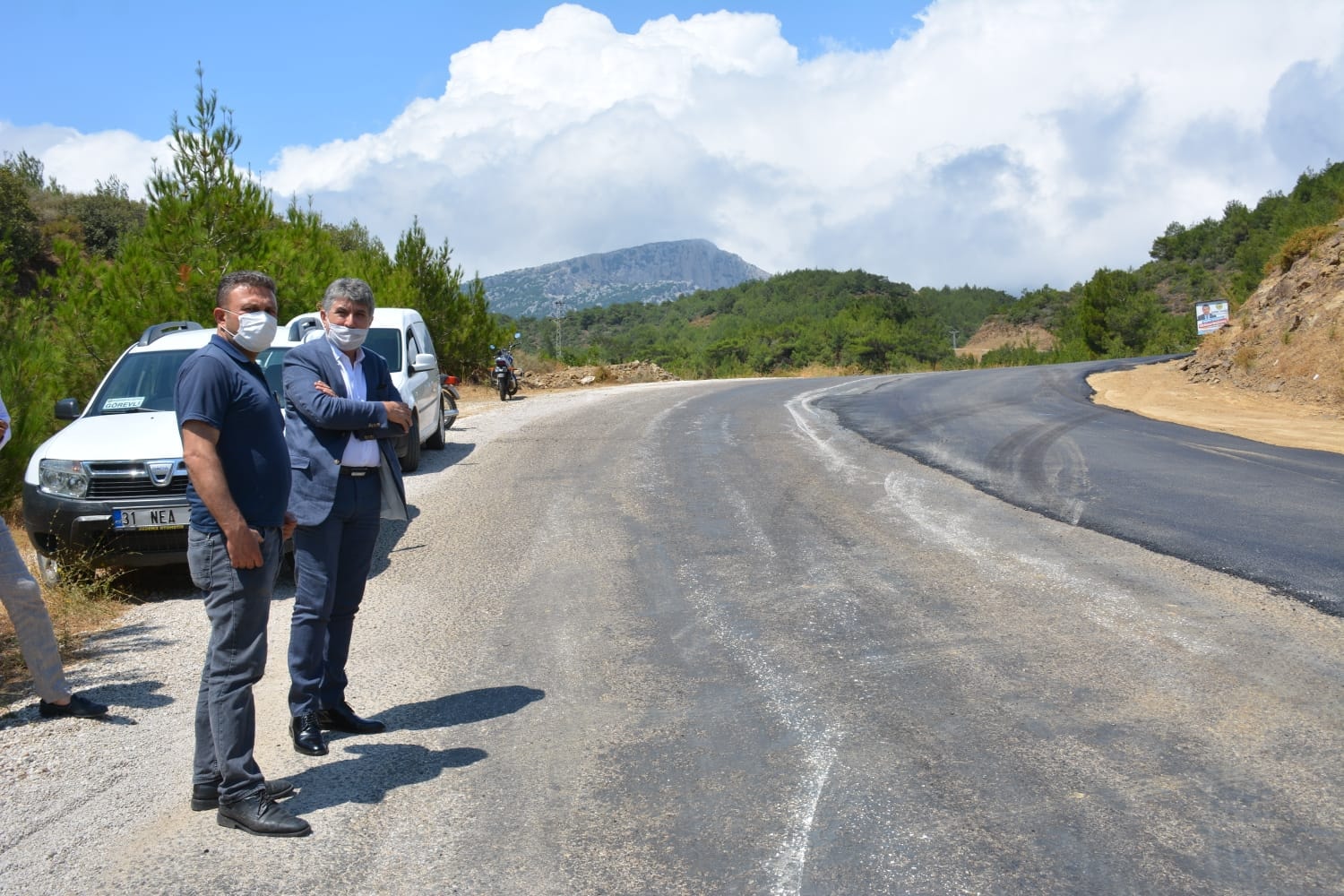 BAŞKAN YAVUZ ALAN YAYLASI YOLUNU ASFALTLATTI