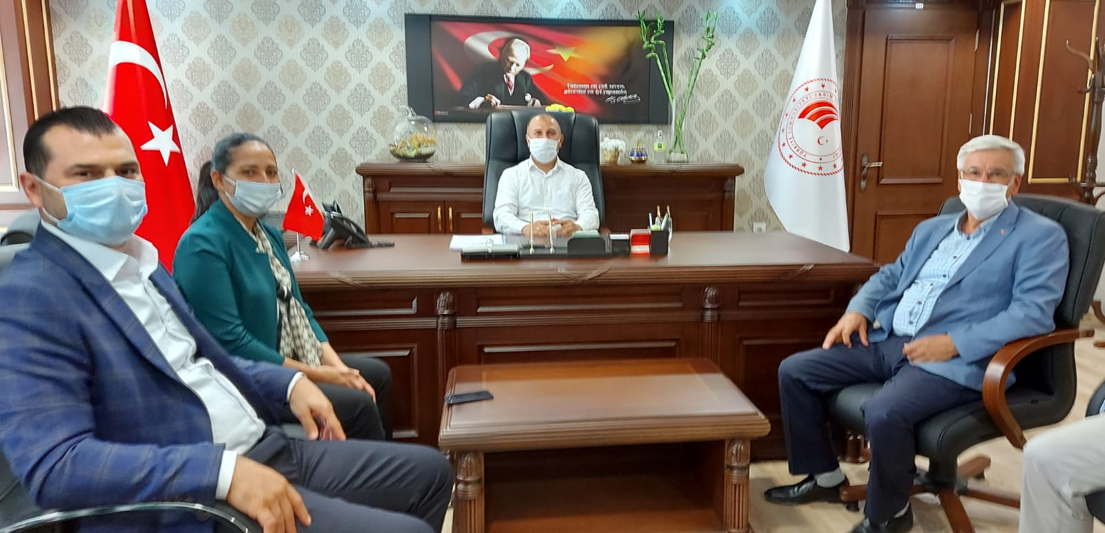 Başkan Yeloğlu’ndan kurum amirlerine ziyaret